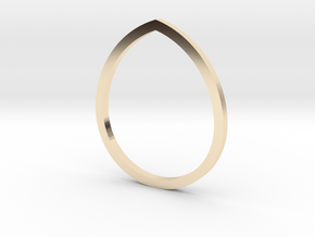 Drop 13.21mm in 14K Yellow Gold
