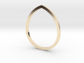 Drop 13.61mm in 14K Yellow Gold