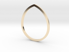 Drop 15.70mm in 14k Gold Plated Brass