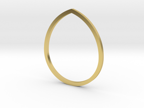 Drop 16.30mm in Polished Brass