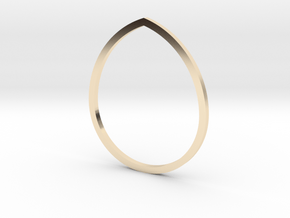 Drop 17.35mm in 14K Yellow Gold