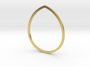 Drop 19.84mm in Polished Brass