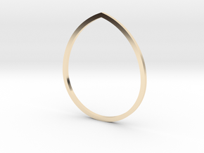 Drop 19.84mm in 14K Yellow Gold