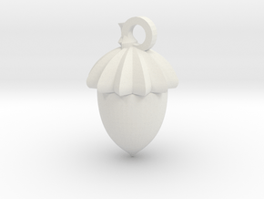 geometric acorn novembre  in White Natural Versatile Plastic
