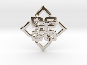 C. Knotty Pendant in Platinum