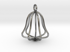 bell in Fine Detail Polished Silver
