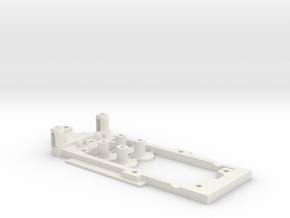 Chassis for Scalextric Walter Wolf F1 (C106) in White Natural Versatile Plastic