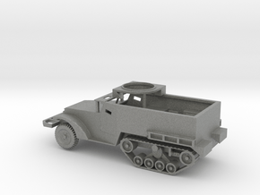 1/100 Scale M2A1 Halftrack w Tube in Gray PA12
