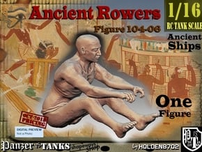 1/16 Ancient Rower fig104-06 in White Natural Versatile Plastic