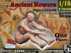 1/16 Ancient Rower fig104-08 in White Natural Versatile Plastic