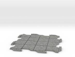 Large Multi Way Dungeon Tile in Gray PA12