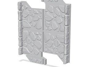 Small 2 way Dungeon Tile in Tan Fine Detail Plastic