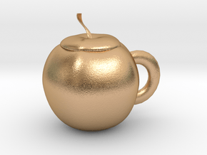 Apple cup in Natural Bronze