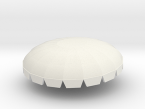 Spaceage canopy and axle in White Natural Versatile Plastic