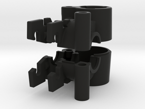 Nimble Housing for 3mm in Black Natural Versatile Plastic