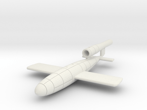 V-1 flying bomb  Fieseler Fi 103 in White Natural Versatile Plastic: 1:144