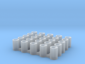 25x X-Wing Small Ship Socket in Smooth Fine Detail Plastic