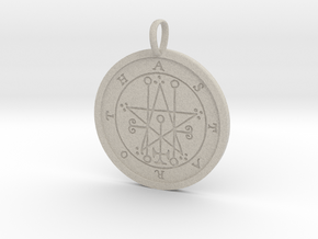 Astaroth Medallion in Natural Sandstone
