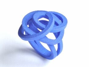 Mess Ring in Blue Processed Versatile Plastic: 7.25 / 54.625
