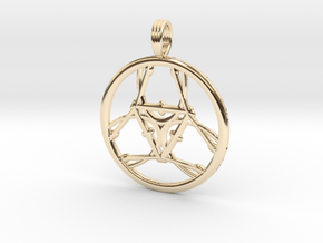 CRYSTAL HEALER in 14K Yellow Gold