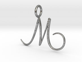 M  in Natural Silver