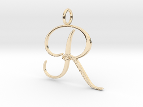 R  in 14K Yellow Gold