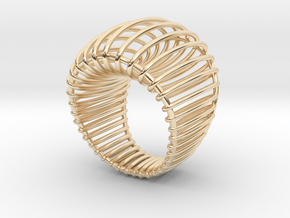 Structure ring. in 14K Yellow Gold: 6.25 / 52.125
