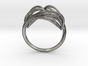 Fruit Double Ring in Polished Silver: 6.5 / 52.75