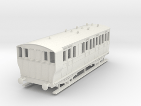 o-87-ger-kesr-4w-brake-3rd-coach-no21-1 in White Natural Versatile Plastic