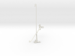Apple iPad Pro 12.9 (2018) tripod mount in White Natural Versatile Plastic