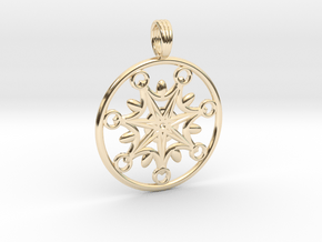 SISTAR CHAKRA in 14k Gold Plated Brass