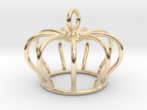 crown in 14k Gold Plated Brass