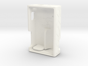 SHATTR3D Mech Squonk Mod  in White Processed Versatile Plastic