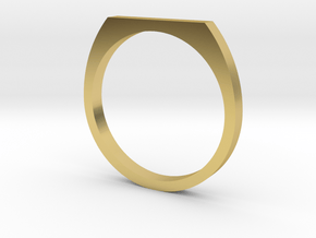 Signet 14.05mm in Polished Brass