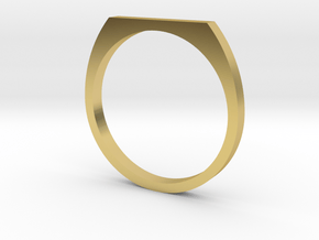 Signet 15.27mm in Polished Brass