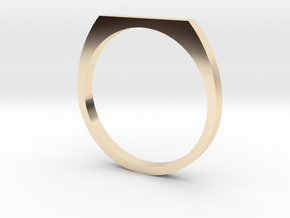Signet 15.70mm in 14K Yellow Gold