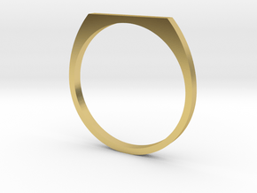 Signet 18.89mm in Polished Brass