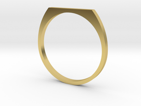 Signet 19.41mm in Polished Brass