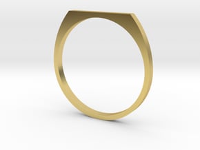 Signet 19.84mm in Polished Brass
