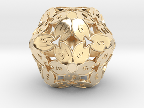 BETA: D20 Balanced - Cherry Blossom (Fancy Metals) in 14k Gold Plated Brass