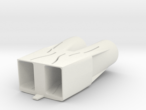 B-1B Engine Intakes in White Natural Versatile Plastic