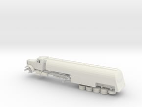 1/72 1955 Peterbilt 281 Tanker Trailer Kit in White Natural Versatile Plastic