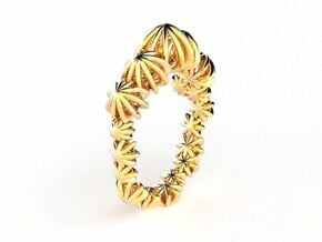 Sea Urchin Small Ring in 18K Yellow Gold: 7 / 54