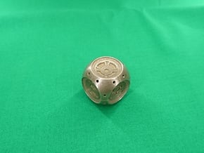 DD6_Dice_Hollow in Natural Brass