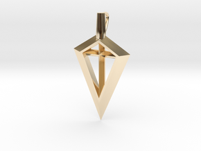 Spirit Of The Bow-Broadhead-Small in 14K Yellow Gold