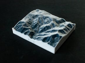Powder Mountain, Utah, USA, 1:100000 in Full Color Sandstone