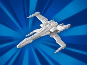 (MMch) New Republic X-Wing T-85 in White Natural Versatile Plastic
