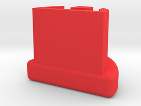 Grip Plug for G17 G18 G19 G23 G25 in Red Processed Versatile Plastic