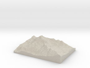 Model of Trail Rider Pass in Natural Sandstone