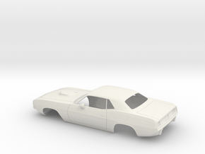 1/12 1971 Plymouth Baracuda in White Natural Versatile Plastic